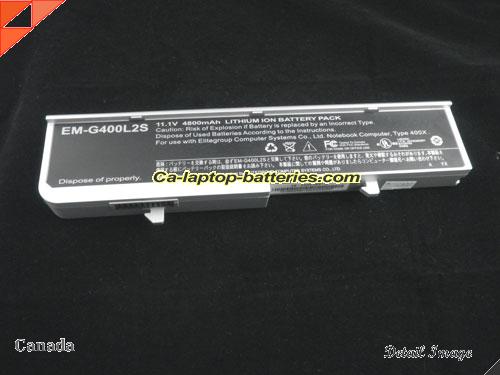  image 5 of ECS G400 Series Replacement Battery 4800mAh 11.1V Silver Li-ion