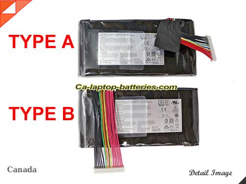  image 1 of Genuine MSI GT75 Titan 8SG-033CN Battery For laptop 6250mAh, 90Wh , 14.4V, Black , Li-Polymer