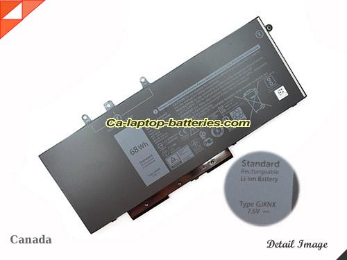  image 1 of 00JWGP Battery, Canada Li-ion Rechargeable 8500mAh, 68Wh  DELL 00JWGP Batteries