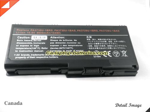  image 5 of PA3730U-1BRS Battery, Canada Li-ion Rechargeable 8800mAh TOSHIBA PA3730U-1BRS Batteries