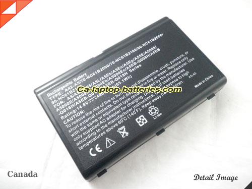  image 2 of 90-NC61B2100 Battery, Canada Li-ion Rechargeable 4400mAh ASUS 90-NC61B2100 Batteries