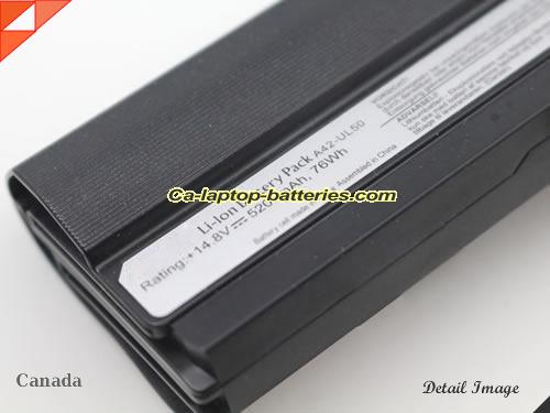  image 5 of Genuine ASUS UL50Vt-A1 Battery For laptop 5200mAh, 14.8V, Black , Li-ion