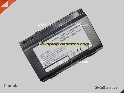  image 1 of FUJITSU-SIEMENS CELSIUS H250 Replacement Battery 5200mAh, 56Wh  10.8V Black Li-ion