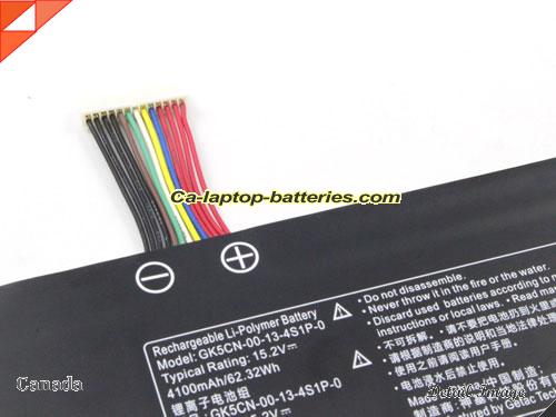  image 5 of Genuine TONGFANG GK6Z5CN Battery For laptop 4100mAh, 62.32Wh , 15.2V, Black , Li-Polymer