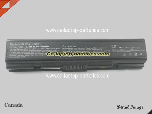  image 5 of TOSHIBA Equium A200-15i Replacement Battery 6600mAh 10.8V Black Li-ion