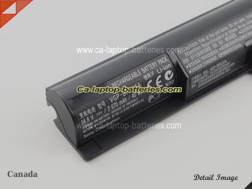  image 2 of Genuine SONY SVF1532E4E Battery For laptop 2670mAh, 40Wh , 14.8V, Black , Li-ion