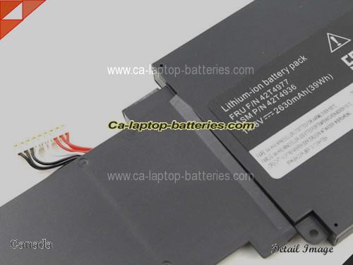  image 2 of LENOVO ThinkPad X1 1286 CTO Replacement Battery 2630mAh, 39Wh  14.8V Black Li-ion