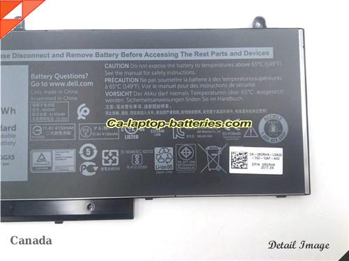  image 3 of 0JY8D6 Battery, Canada Li-ion Rechargeable 4130mAh, 47Wh  DELL 0JY8D6 Batteries
