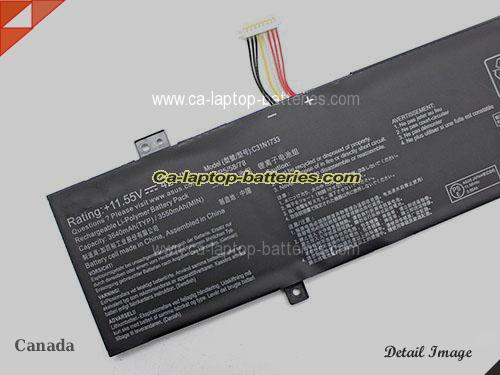  image 3 of Genuine ASUS TP412UA-EC036T Battery For laptop 3640mAh, 42Wh , 11.55V, Black , Li-Polymer