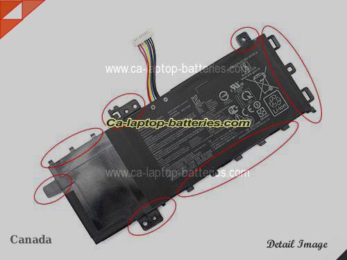  image 1 of Genuine ASUS Vivobook 14 X412fa-ek401t Battery For laptop 4240mAh, 32Wh , 7.6V, Black , Li-Polymer