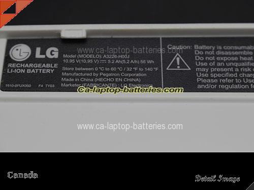  image 4 of Genuine LG X-Note X200 Series Battery For laptop 5200mAh, 56Wh , 5.2Ah, 10.55V, White , Li-ion