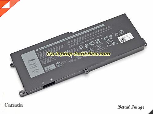  image 1 of Genuine DELL ALWA51M-D1748DW Battery For laptop 7890mAh, 90Wh , 11.4V, Black , Li-Polymer