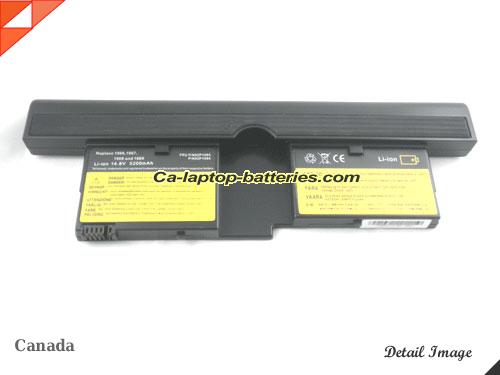  image 5 of IBM ThinkPad X41 Tablet Replacement Battery 4300mAh 14.4V Black Li-ion