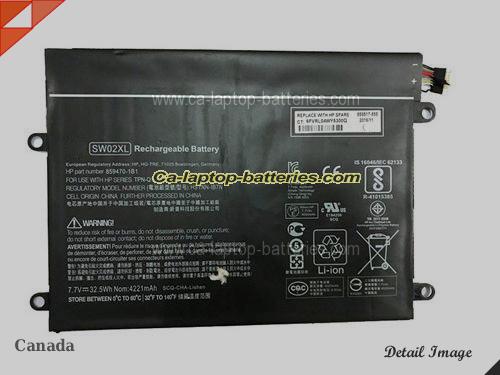  image 1 of Genuine HP NOTEBOOK X2 10-P031NG Battery For laptop 4221mAh, 33Wh , 7.7V, Black , Li-ion