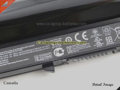  image 3 of Genuine HP Pavilion 15-B150SW Battery For laptop 37Wh, 14.4V, Black , Li-ion