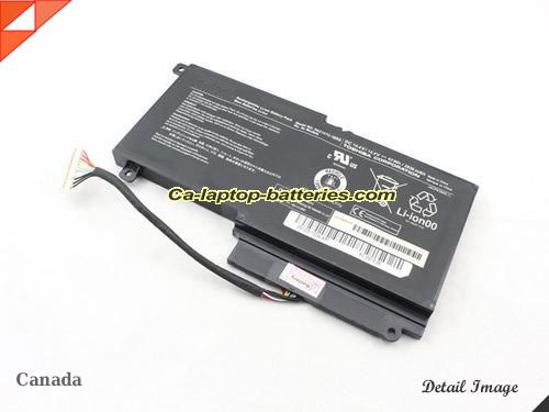  image 2 of Genuine TOSHIBA SATELLITE L50-A666 Battery For laptop 2838mAh, 43Wh , 14.4V, Black , Li-ion