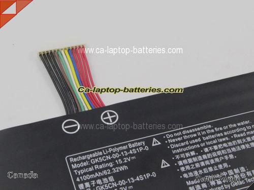  image 5 of Genuine TONGFANG GK5CN6PS Battery For laptop 4100mAh, 62.32Wh , 15.2V, Black , Li-Polymer