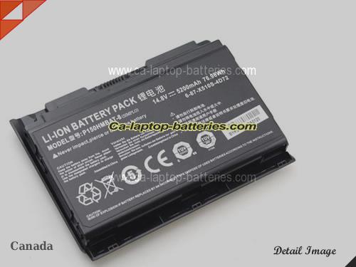  image 4 of Genuine METABOX P150SM Battery For laptop 5200mAh, 76.96Wh , 14.8V, Black , Li-ion