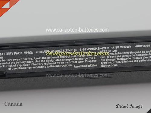  image 2 of Genuine WORTMANN TERRA MOBILE 1513A Battery For laptop 31.68Wh, 14.8V, Black , Li-ion