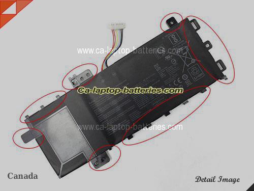  image 1 of Genuine ASUS X509JA-BQ039T Battery For laptop 4212mAh, 32Wh , 7.6V, Black , Li-ion