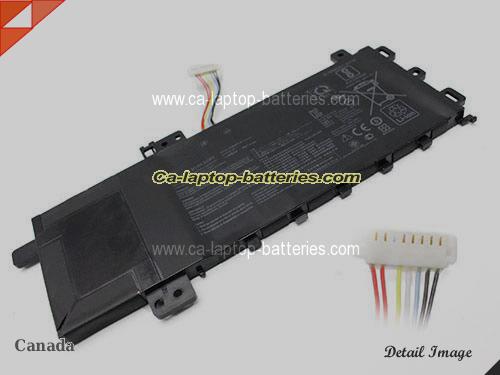  image 2 of Genuine ASUS X509JA-BQ039T Battery For laptop 4212mAh, 32Wh , 7.6V, Black , Li-ion