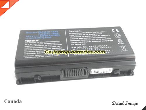  image 5 of PA3591U-1BRS Battery, Canada Li-ion Rechargeable 2200mAh TOSHIBA PA3591U-1BRS Batteries
