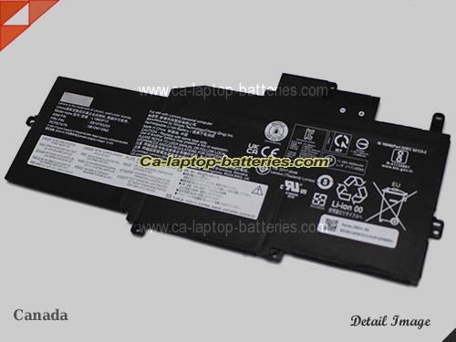  image 4 of Genuine LENOVO ThinkPad X1 Nano Gen 1-20UN000TFR Battery For laptop 4170mAh, 48.2Wh , 11.58V, Black , Li-Polymer