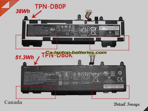  image 1 of HSTNN-LB8W Battery, Canada Li-ion Rechargeable 3152mAh, 38Wh  HP HSTNN-LB8W Batteries