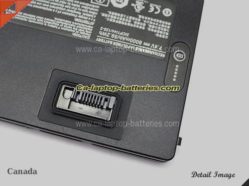  image 4 of Genuine XPLORE IX101B2 Battery For laptop 8000mAh, 59.2Wh , 7.4V, Black , Li-Polymer