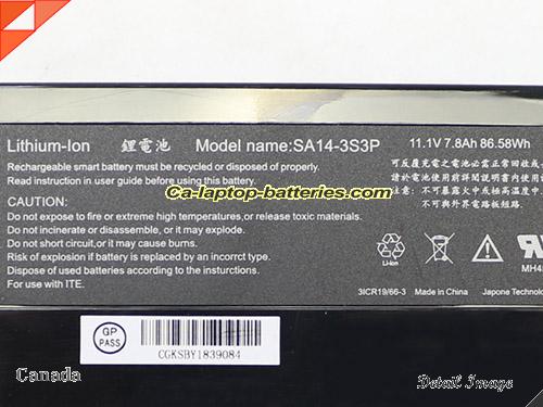  image 5 of 2305073000 Battery, Canada Li-ion Rechargeable 7800mAh, 86.58Wh , 7.8Ah DURABOOK 2305073000 Batteries