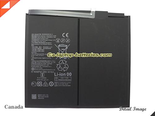  image 1 of HB28D8C8ECW-12 Battery, Canada Li-ion Rechargeable 7250mAh, 27.7Wh  HUAWEI HB28D8C8ECW-12 Batteries