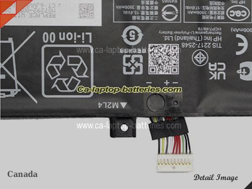  image 5 of Genuine HP ENVY 14-eb1010ca Battery For laptop 3906mAh, 63.32Wh , 15.4V, Black , Li-Polymer