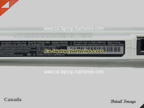  image 5 of P000659100 Battery, Canada Li-ion Rechargeable 2800mAh, 45Wh  TOSHIBA P000659100 Batteries