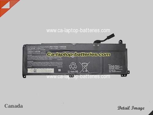  image 1 of Genuine HASEE Z7T Battery For laptop 3410mAh, 41Wh , 11.55V, Black , Li-Polymer