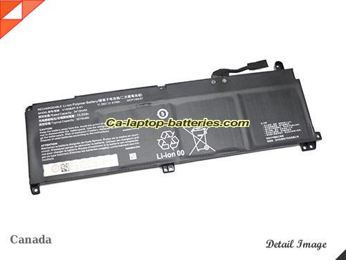  image 2 of Genuine HASEE Z8-DA7NT Battery For laptop 3410mAh, 41Wh , 11.55V, Black , Li-Polymer