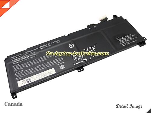  image 2 of Genuine HASEE Z8-DA7NT Battery For laptop 3410mAh, 53.35Wh , 15.4V, Black , Li-Polymer