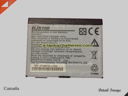  image 3 of Genuine BECKER BMPM080 Battery For laptop 1000mAh, 3.7V, Black , Li-ion