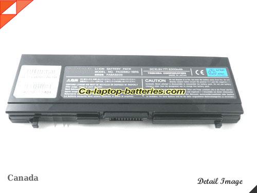  image 5 of PA3216U-1BAS Battery, Canada Li-ion Rechargeable 6300mAh TOSHIBA PA3216U-1BAS Batteries