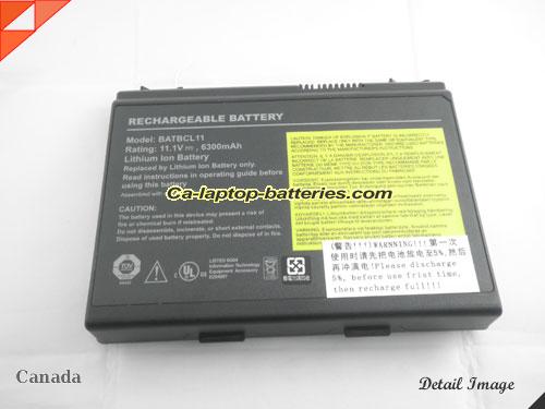  image 5 of LIP-9092CMPT Battery, Canada Li-ion Rechargeable 6300mAh ACER LIP-9092CMPT Batteries