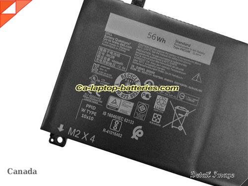  image 2 of Genuine DELL Precision 5540 Battery For laptop 4666mAh, 56Wh , 11.4V, Black , Li-ion