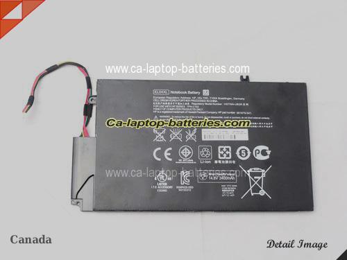  image 2 of Genuine HP Envy 4-1100sx Battery For laptop 3400mAh, 52Wh , 14.8V, Black , Li-ion