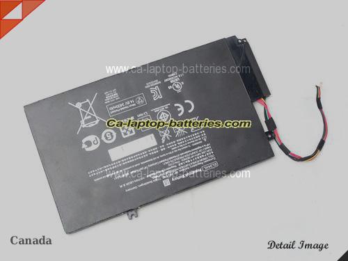  image 4 of Genuine HP Envy 4-1100sx Battery For laptop 3400mAh, 52Wh , 14.8V, Black , Li-ion