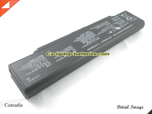  image 4 of Genuine SONY VGN-SZ55/B Battery For laptop 4800mAh, 11.1V, Black , Li-ion