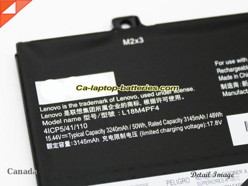  image 2 of Genuine LENOVO Ideapad C340-14IWL-81N4009WIV Battery For laptop 3240mAh, 50Wh , 15.44V, Black , Li-Polymer