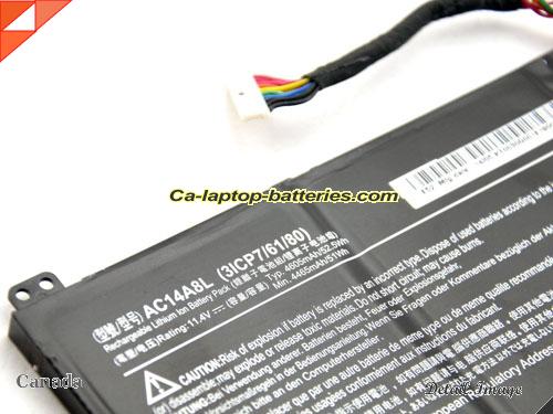  image 2 of ACER ASPIRE VX 15 VX5-591G-55CZ Replacement Battery 4605mAh, 52.5Wh  11.4V Black Li-ion