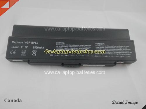  image 5 of SONY VAIO VGN-FE550G Replacement Battery 8800mAh 11.1V Black Li-ion