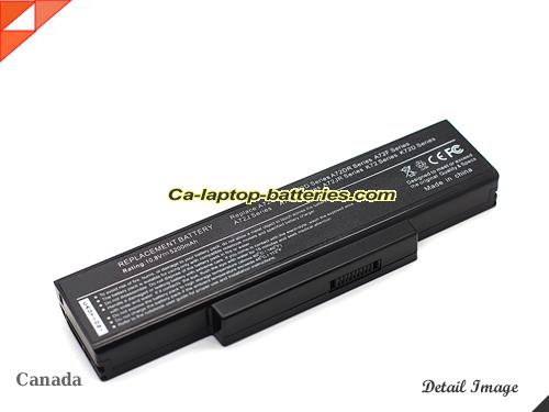  image 1 of A32-K72 Battery, Canada Li-ion Rechargeable 5200mAh ASUS A32-K72 Batteries
