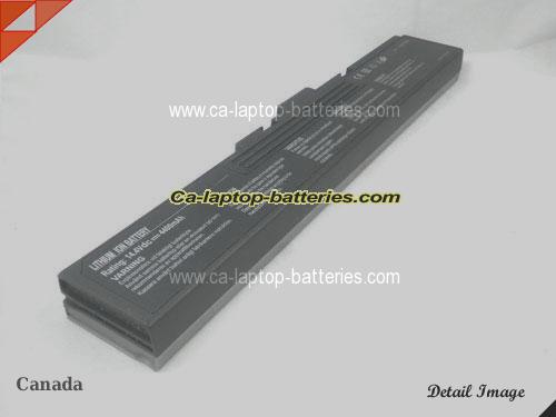  image 5 of MSI MegaBook M630 Replacement Battery 4400mAh 14.4V 1 side Sliver and 1 side black Li-ion