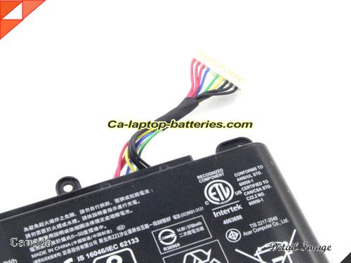  image 5 of Genuine ACER Predator 17 G9-793-75R1 Battery For laptop 6000mAh, 88.8Wh , 14.8V, Black , Li-Polymer