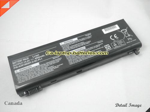  image 5 of PACKARD BELL EasyNote MZ36 Replacement Battery 4000mAh 14.4V Black Li-ion